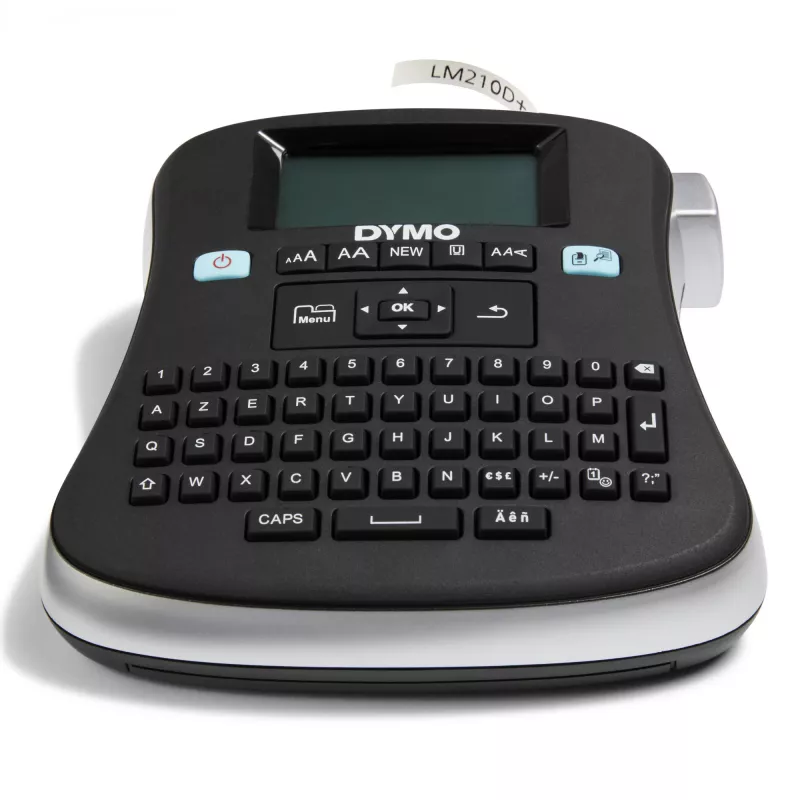 DYMO LabelManager 210D+ etikečių spausdintuvas, AZERTY klaviatūra, juodas/sidabrinis