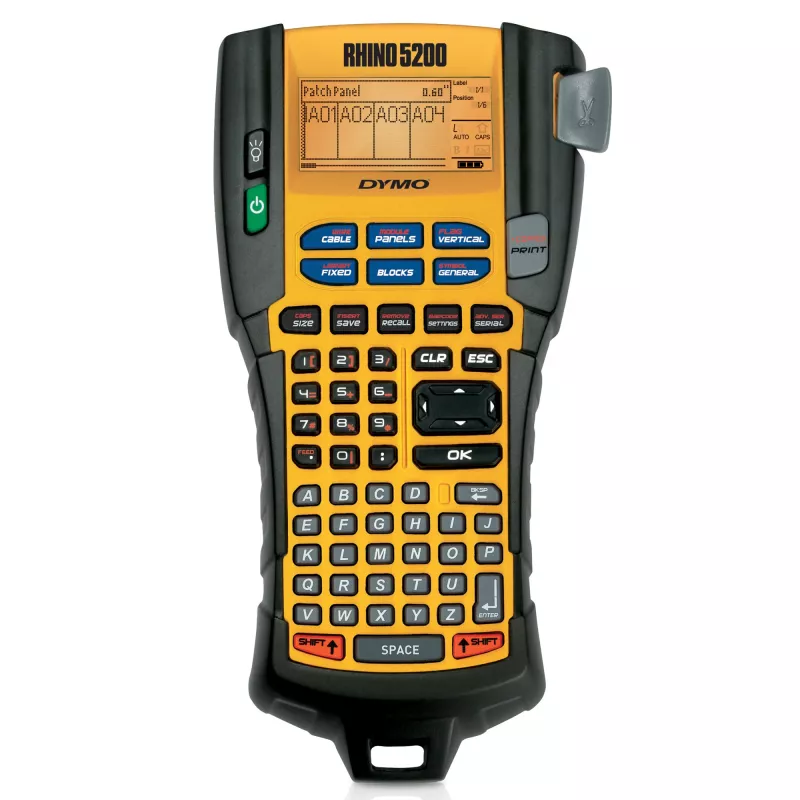 DYMO Rhino 5200 pramoninis etikečių spausdintuvas su dėklu