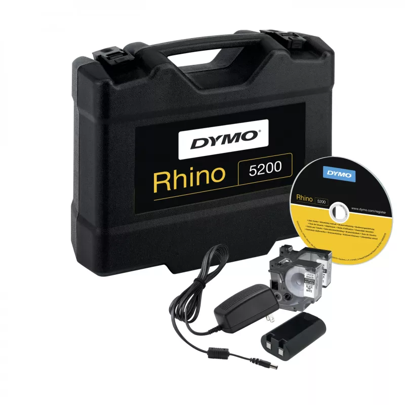 DYMO Rhino 5200 pramoninis etikečių spausdintuvas su dėklu