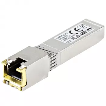 StarTech.com MSA suderinamas SFP+ siųstuvas-imtuvas - 10GBASE-T - SFP į RJ45 Cat6/Cat5e - 10GE Gigabit Ethernet SFP+ - RJ-45 30 m