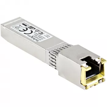 StarTech.com MSA suderinamas SFP+ siųstuvas-imtuvas - 10GBASE-T - SFP į RJ45 Cat6/Cat5e - 10GE Gigabit Ethernet SFP+ - RJ-45 30 m