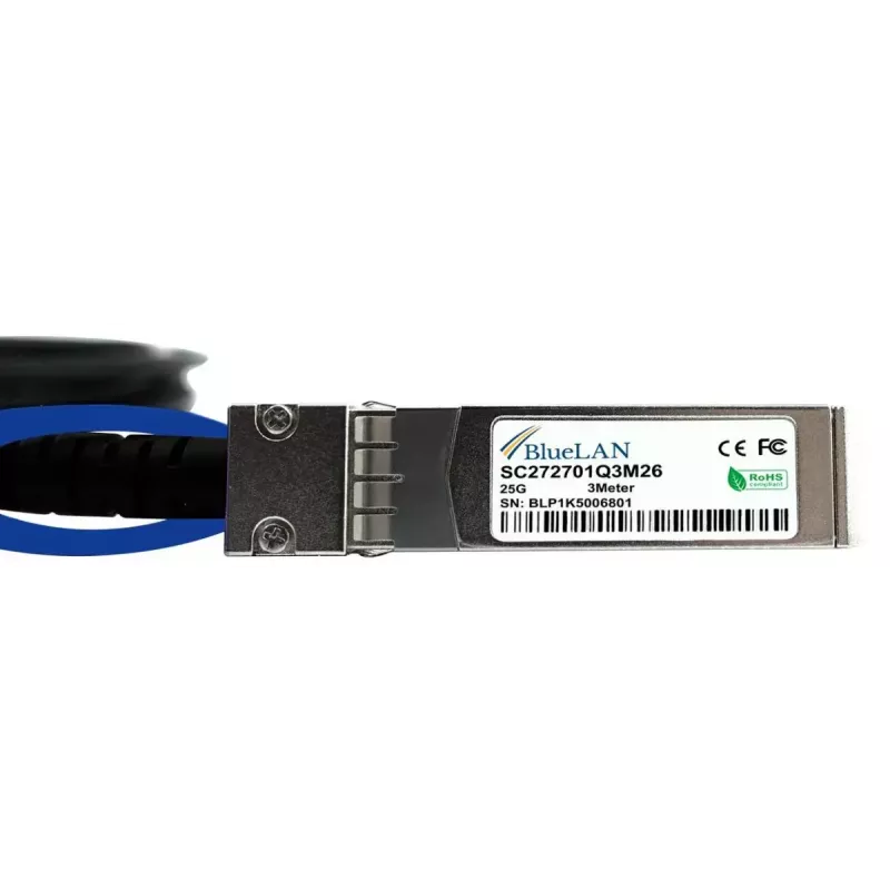 BlueOptics SFP-25G-C2M-BL InfiniBand / šviesolaidinis kabelis 2 m SFP28 Kištukas/Kištukas