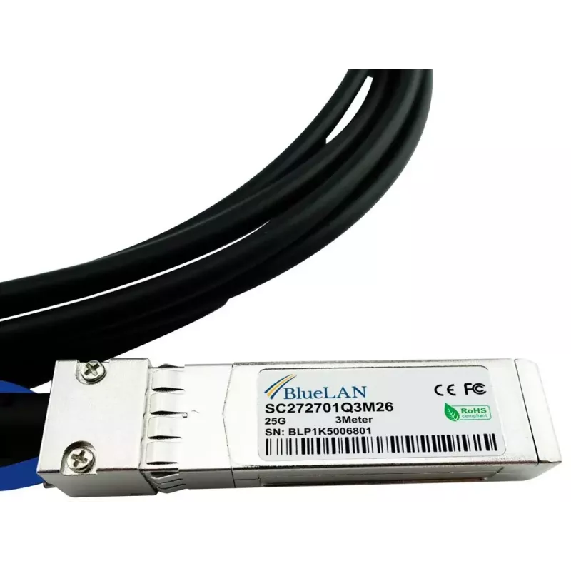 BlueOptics SFP-25G-C2M-BL InfiniBand / šviesolaidinis kabelis 2 m SFP28 Kištukas/Kištukas