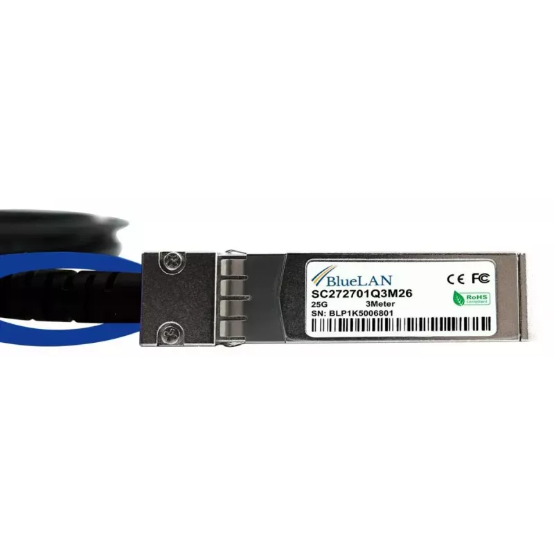 BlueOptics SFP-25G-C5M-BL InfiniBand šviesolaidinis kabelis 5 m SFP28 Kištukas/Kištukas