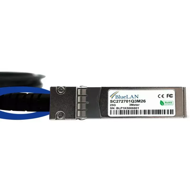 SFP28 DAC laidas BlueOptics SFP28-DAC-5M-AT 5 m vyriškas/vyriškas