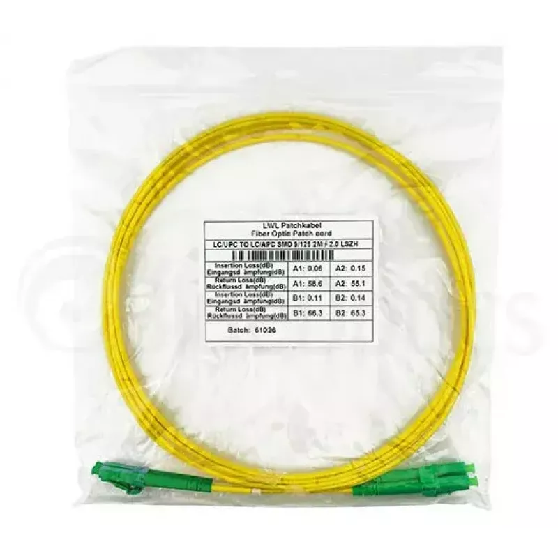 BlueOptics SFP3131BU10MM šviesolaidinis kabelis 10 m LC/APC geltonas