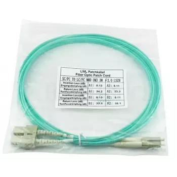 BlueOptics SFP3132EU15MK InfiniBand šviesolaidinis kabelis 15 m LC Aqua