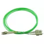 Skaidulinis optinis kabelis BlueOptics SFP3132GU7.5MK LC SC OM5 7,5 m geltonas