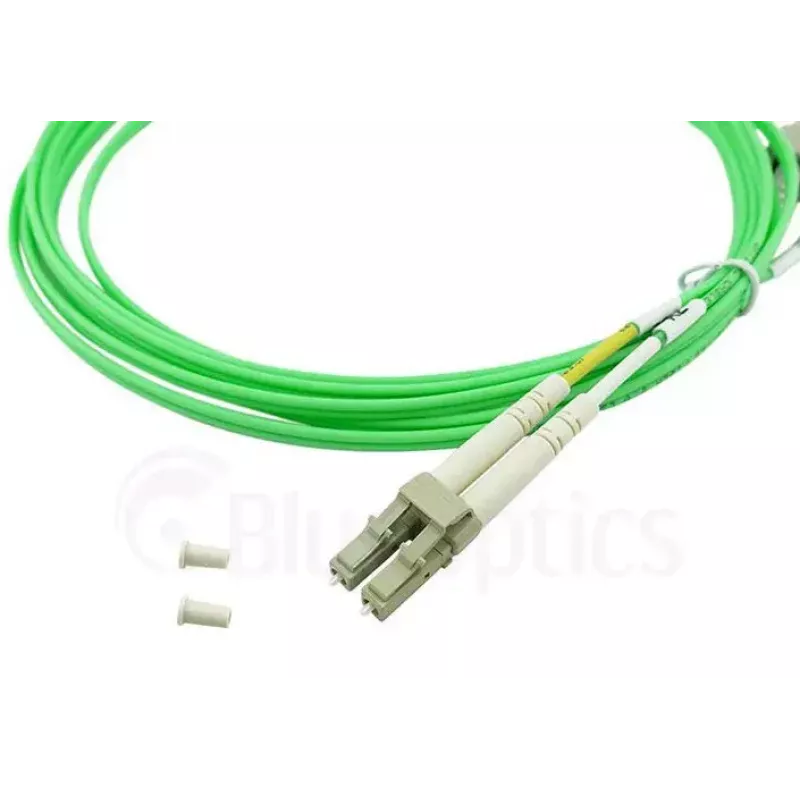 Skaidulinis optinis kabelis BlueOptics SFP3133GU10MK LC ST OM5 10 m Liepų žalios spalvos