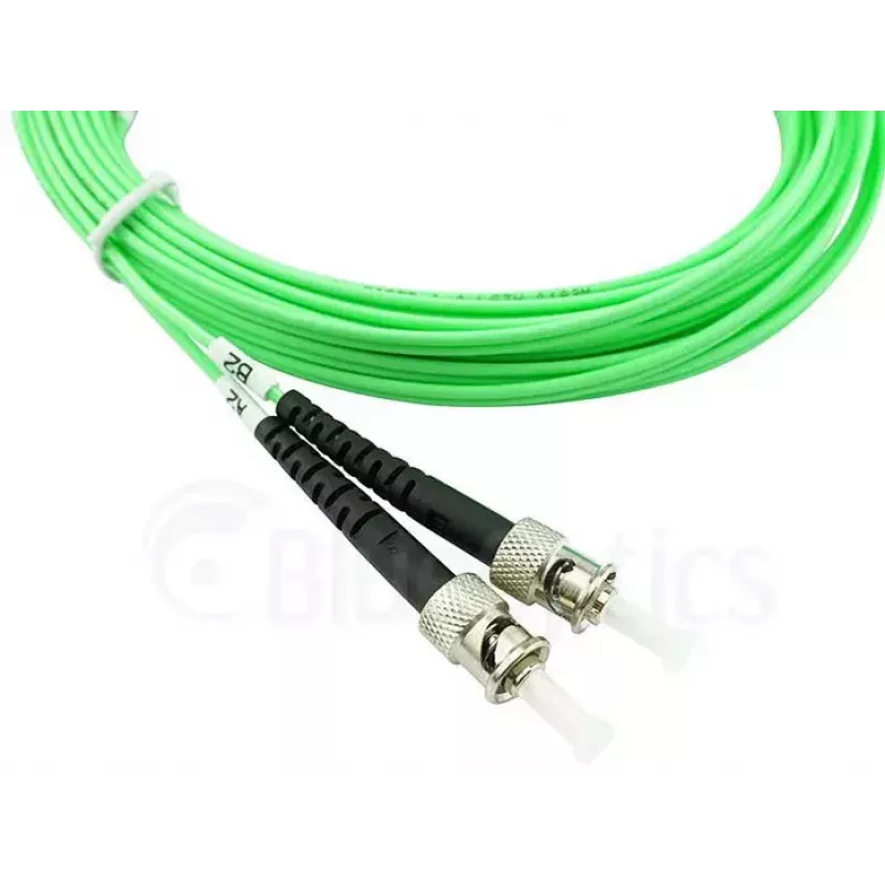 Skaidulinis optinis kabelis BlueOptics SFP3133GU10MK LC ST OM5 10 m Liepų žalios spalvos