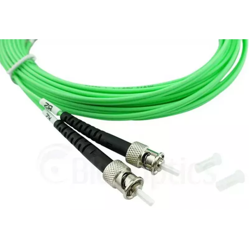 Skaidulinis optinis kabelis BlueOptics SFP3133GU10MK LC ST OM5 10 m Liepų žalios spalvos