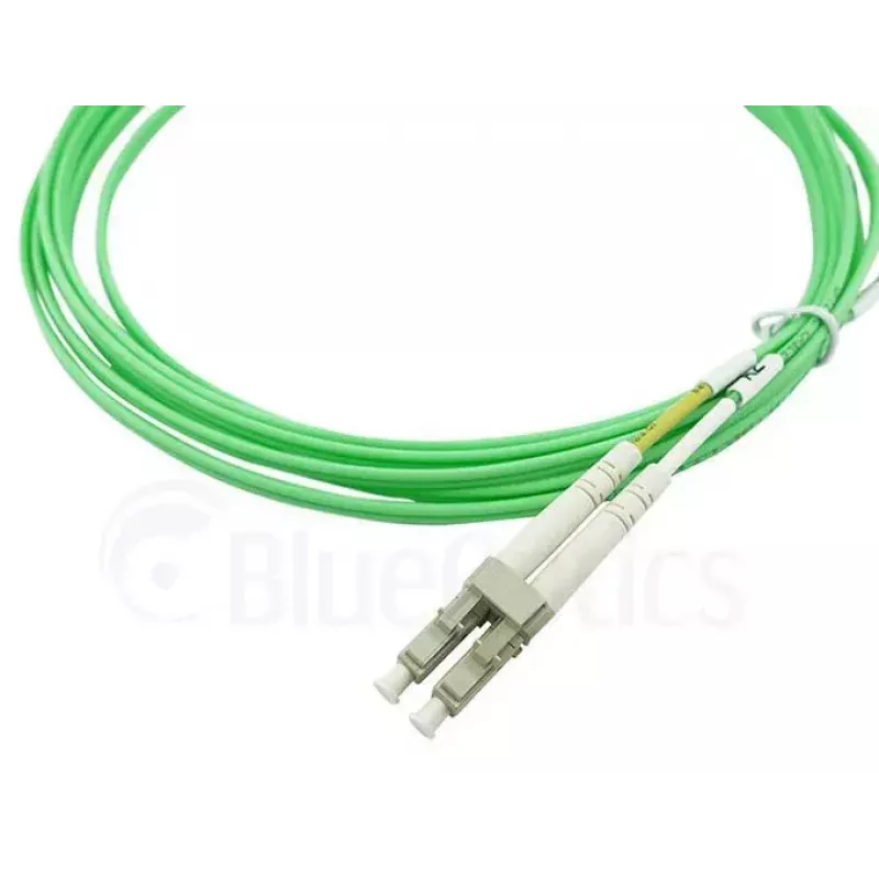 Skaidulinis optinis kabelis BlueOptics SFP3133GU10MK LC ST OM5 10 m Liepų žalios spalvos