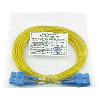 BlueOptics SFP3232BU50MK InfiniBand 50m SC geltonas šviesolaidinis kabelis