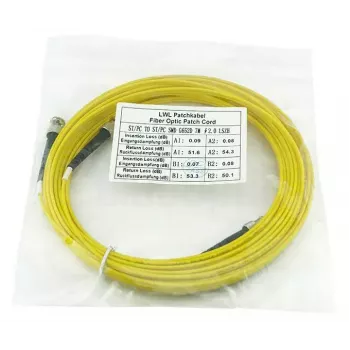 BlueOptics SFP3333BU2MK InfiniBand šviesolaidinis kabelis 2 m ST geltonas