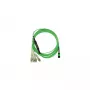 Skaidulinis optinis kabelis BlueOptics SFP5141GU2MKB MPO 4x LC OM5 2 m Lime