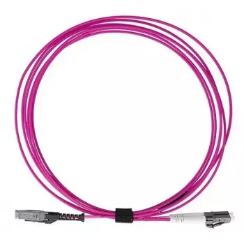 Šviesolaidinis kabelis BlueOptics SFP9231FU1MK MDC LC OM4 1 m Magenta