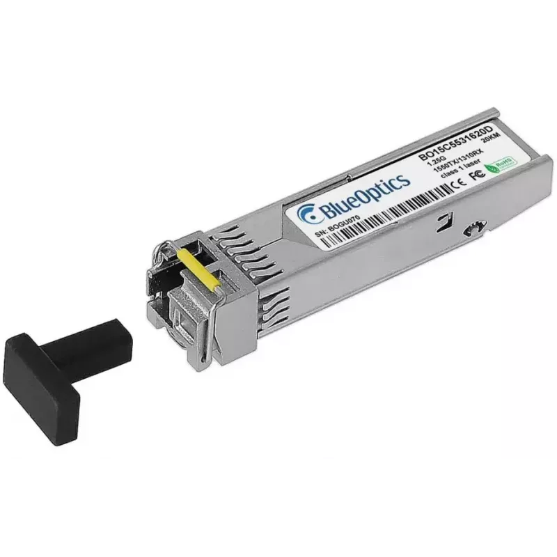 BlueOptics SFP-BXD53-20KM-QN-BO tinklo siųstuvas-imtuvas, šviesolaidinis, 1250 Mbit/s