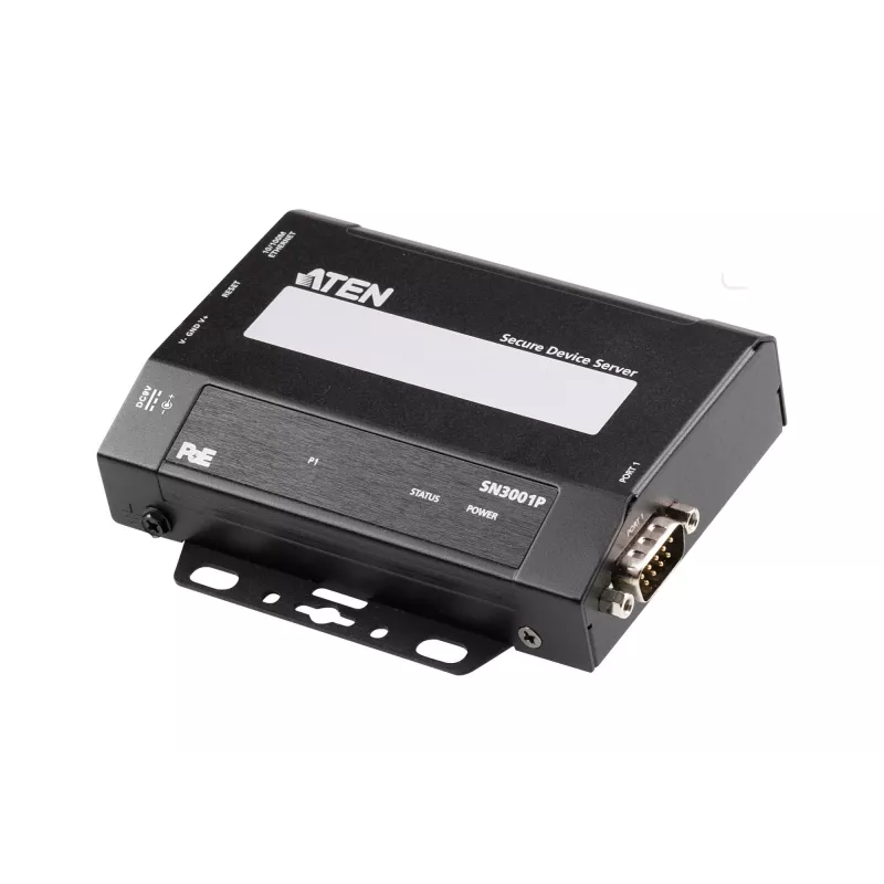 ATEN 1 prievado RS-232 saugus įrenginių serveris su PoE, 10/100Base-T(X), 210 g