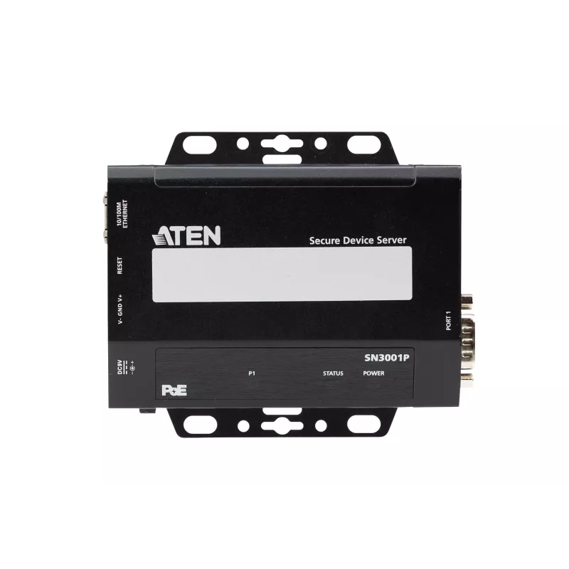 ATEN 1 prievado RS-232 saugus įrenginių serveris su PoE, 10/100Base-T(X), 210 g