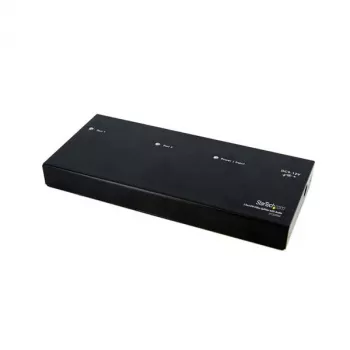 StarTech.com 2 prievadų DVI vaizdo skirstytuvas su garsu, DVI, 2x DVI, 1920 x 1200 pikselių, juodos spalvos, aliuminis, 10 m