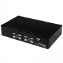 StarTech.com 4 prievadų 1U stelažinis USB KVM jungiklis su OSD, 1920 x 1440 pikselių, stelažinis montavimas, 5,4 W, 1U, juodas