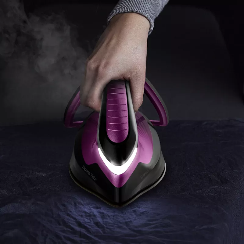 Tefal Express Vision SV8152 2800 W 1.8 L Durilium AirGlide Autoclean padas Violetinė, Juoda