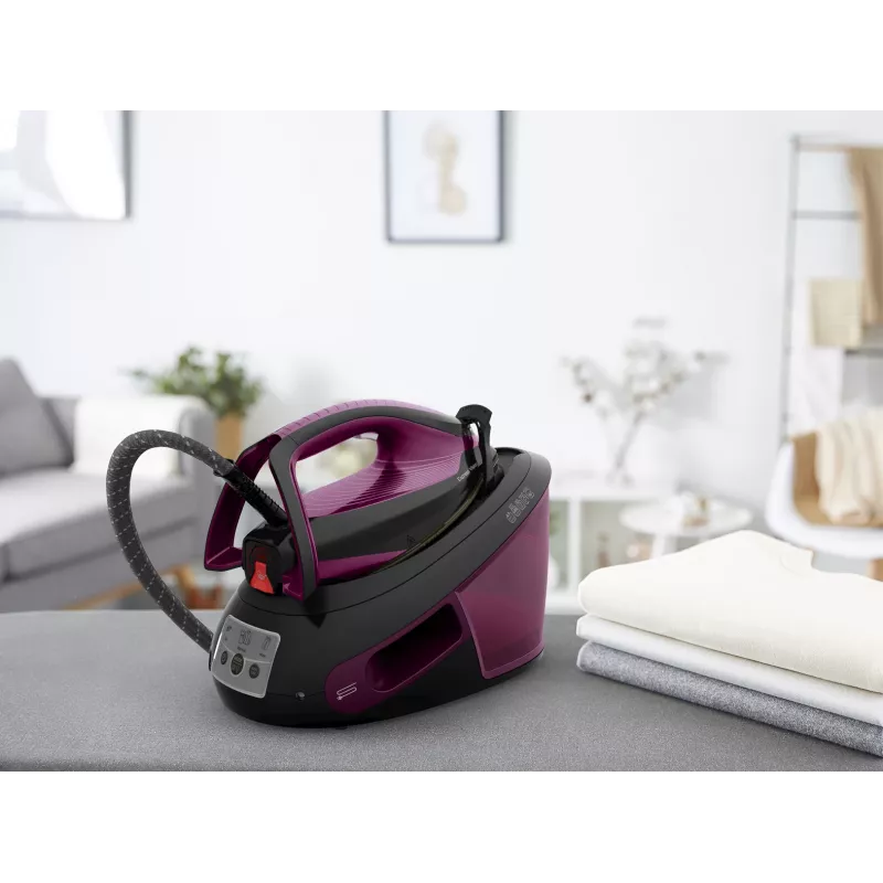 Tefal Express Vision SV8152 2800 W 1.8 L Durilium AirGlide Autoclean padas Violetinė, Juoda