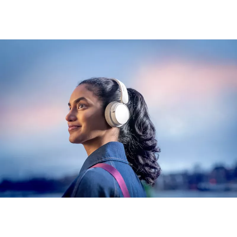 Philips 4000 serijos TAH4209WT/00 belaidės ausinės ant galvos, skambučiams ir muzikai, baltos