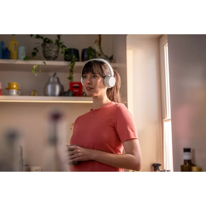 Philips 4000 serijos TAH4209WT/00 belaidės ausinės ant galvos, skambučiams ir muzikai, baltos