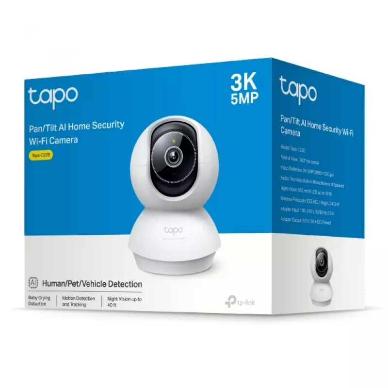 TP-Link Tapo C230(EU) IP stebėjimo kamera Vidaus 2880 x 1620 pikselių Stalelė