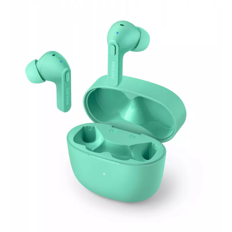 Philips TAT2206GR/00 belaidės ausinės True Wireless Stereo (TWS) į ausį, žalsvai mėlynos spalvos