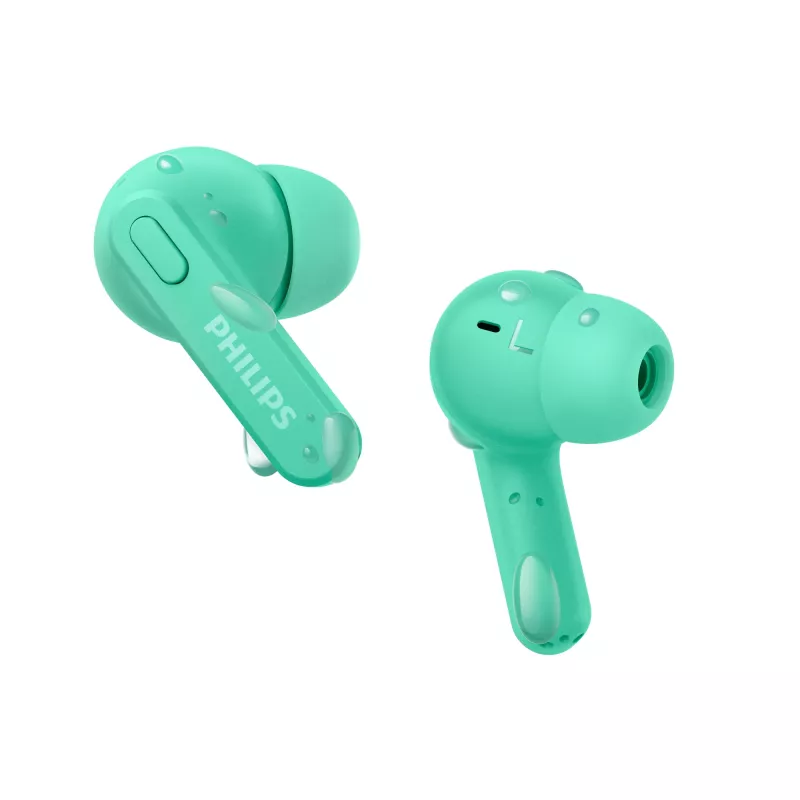 Philips TAT2206GR/00 belaidės ausinės True Wireless Stereo (TWS) į ausį, žalsvai mėlynos spalvos