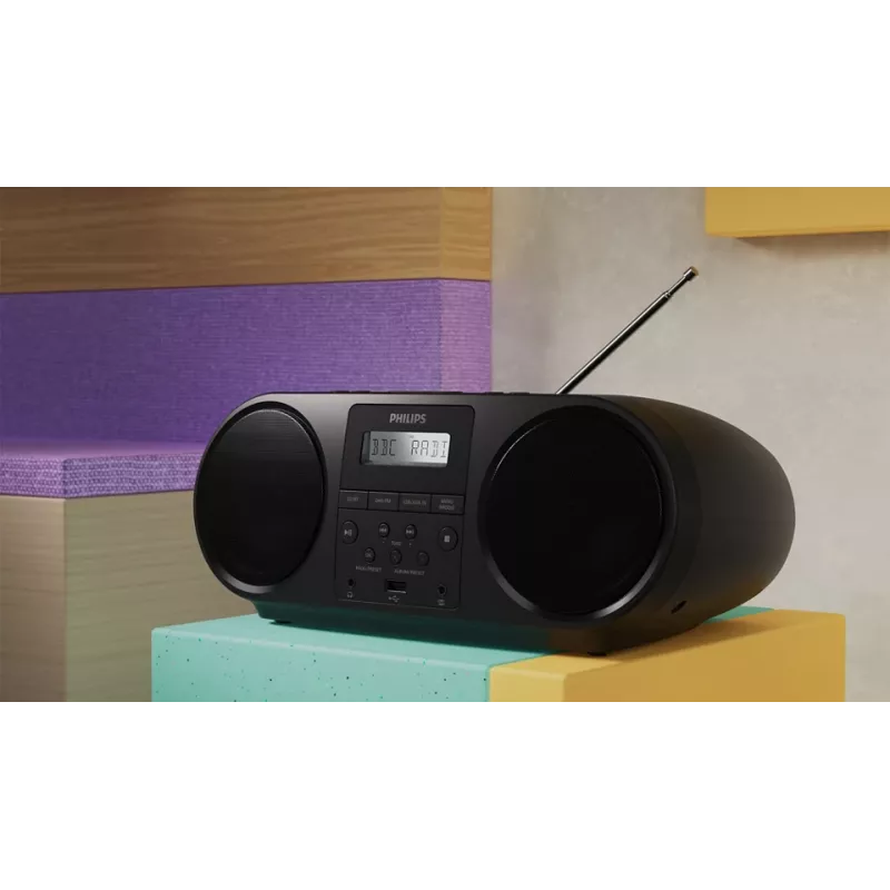 Philips TAZ6000/10 CD grotuvas Juodas Nešiojamas CD grotuvas