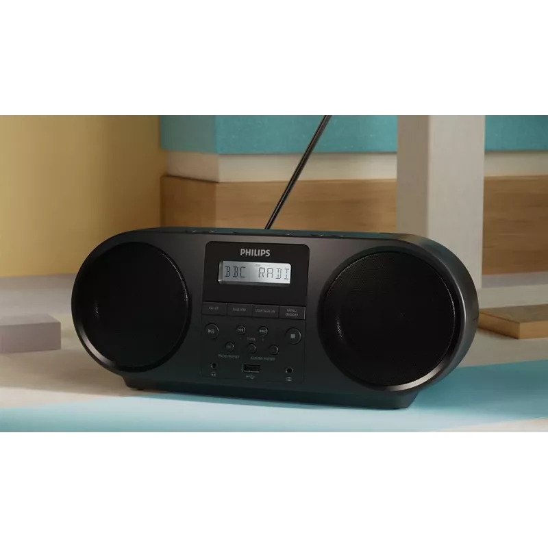 Philips TAZ6000/10 CD grotuvas Juodas Nešiojamas CD grotuvas