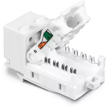Keystone modulis TRENDnet TC-K50C6 (50 vnt.) – Cat6 įrankiams nereikalingas RJ-45 lizdas