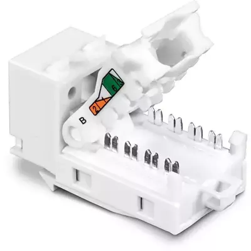 Keystone modulis TRENDnet TC-K50C6 (50 vnt.) – Cat6 įrankiams nereikalingas RJ-45 lizdas