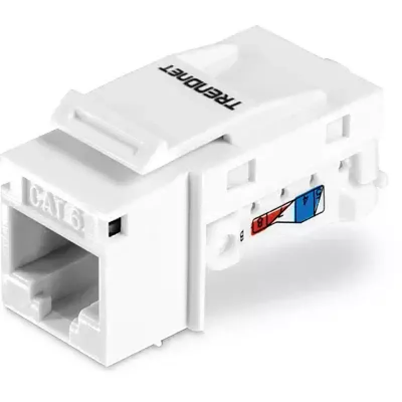 Keystone modulis TRENDnet TC-K50C6 (50 vnt.) – Cat6 įrankiams nereikalingas RJ-45 lizdas