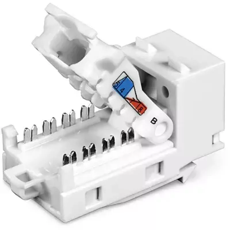 Keystone modulis TRENDnet TC-K50C6 (50 vnt.) – Cat6 įrankiams nereikalingas RJ-45 lizdas