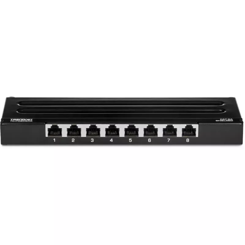 Patch panel Trendnet TC-P08C6AS 8 prievadų, ekranuotas, sieninis