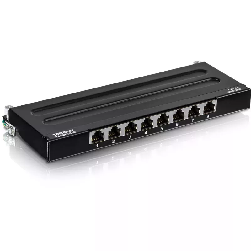 Patch panel Trendnet TC-P08C6AS 8 prievadų, ekranuotas, sieninis