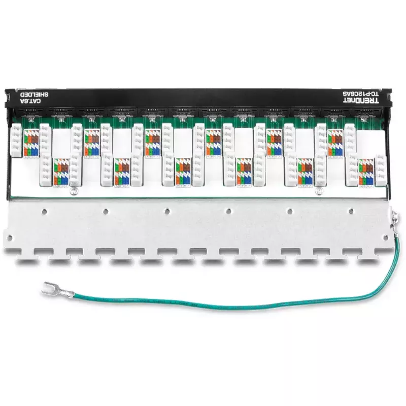 Patch Panel Trendnet TC-P12C6AS 12 prievadų Cat6A ekranuotas