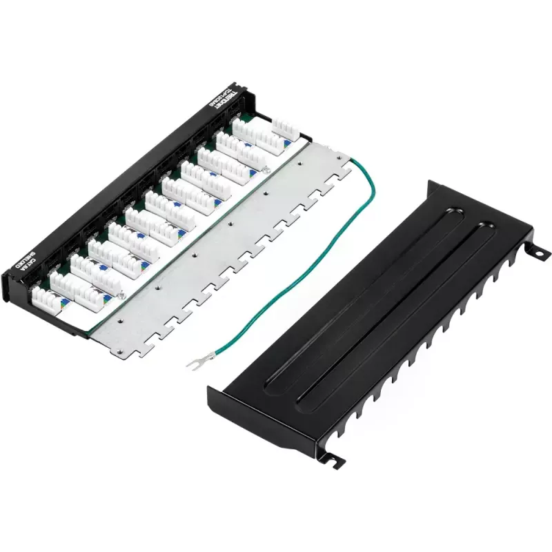 Patch Panel Trendnet TC-P12C6AS 12 prievadų Cat6A ekranuotas