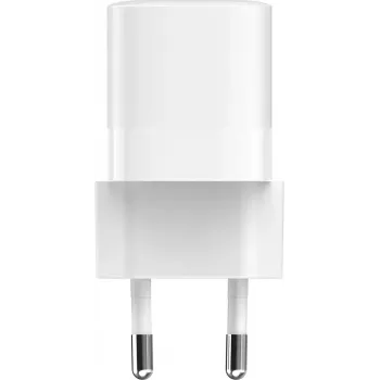 Vision USB-C 30W įkroviklis su EU kištuku, baltas