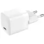 Vision USB-C 30W įkroviklis su EU kištuku, baltas