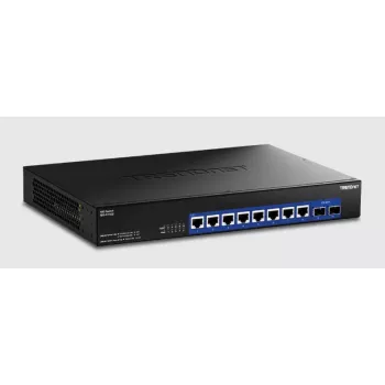 Nevaldomas jungiklis Trendnet TEG-S7102 10G Ethernet 8 prievadai juodas