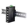 Tinklo jungiklis TRENDnet TI-ELC50 nevaldomas 5 prievadų Fast Ethernet (10/100), 9,6–60V, sieninis/DIN-bėgio montavimas