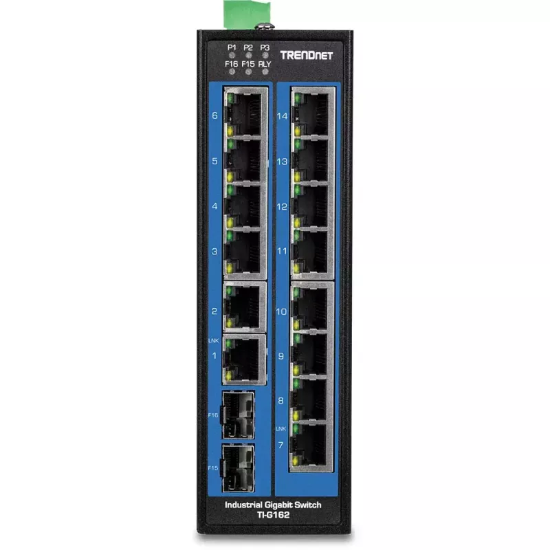 Trendnet TI-G162 tinklo jungiklis (14 Gigabit Ethernet prievadų)