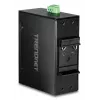 Nevaldomas Fast Ethernet PoE+ jungiklis TRENDnet TI-PELC80 — 8x 10/100 Mbps RJ-45, IEEE 802.3af/at, 48–56 V DC, montuojamas ant sienos