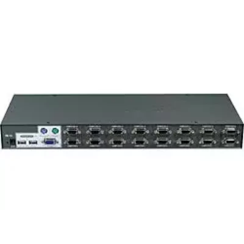 KVM jungiklis Trendnet TK-1603R 16 prievadų USB/PS/2 montavimui į stelažą