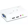 KVM jungiklis Trendnet TK-209K (2 prievadai, USB, VGA, garsas)